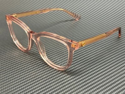 GUCCI GG1687O 003 Pink Transparent Women's 52 mm Eyeglasses