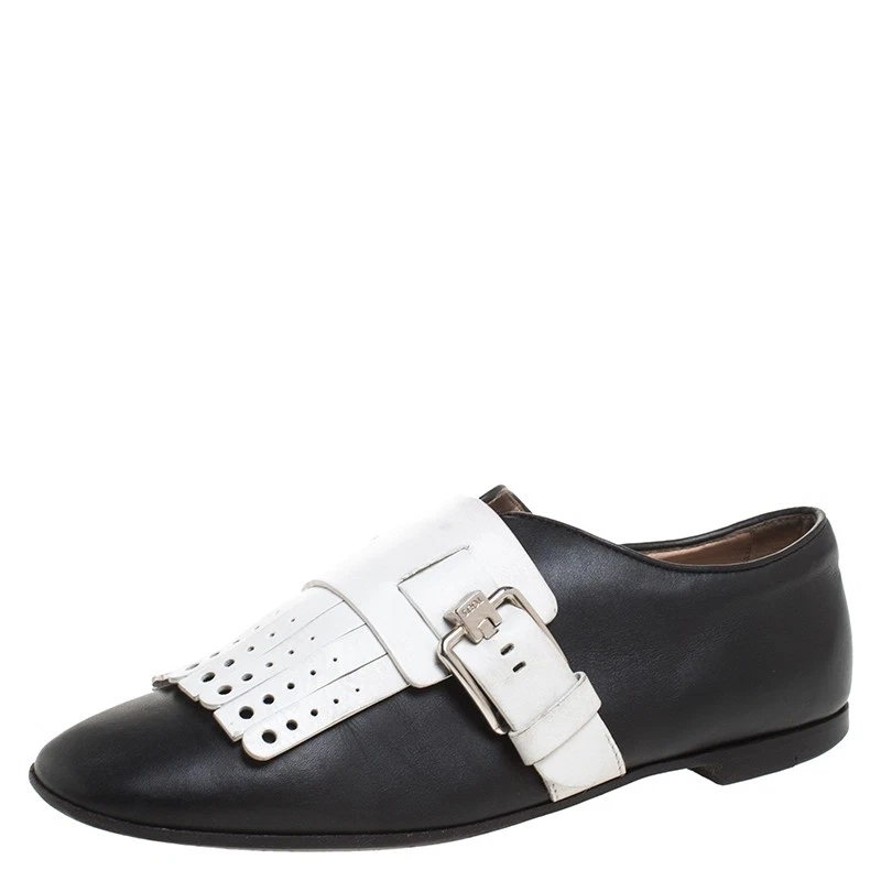 TOD’S Piatti Monk colore pelle dettaglio frange Tod's Bi taglia 36