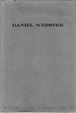 DANIEL WEBSTER AND THE POLITICS OF AVAILABILITY By Norman D Brown - Hardcover VG