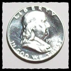 1953 GEM PROOF FRANKLIN HALF DOLLAR Cameo REV  Sharp FBL GEM PROOF #34D54 SILVER