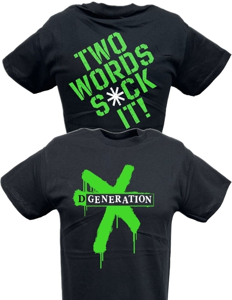 DX D-Generation X Two Words Splatter Green Logo T-shirt | eBay