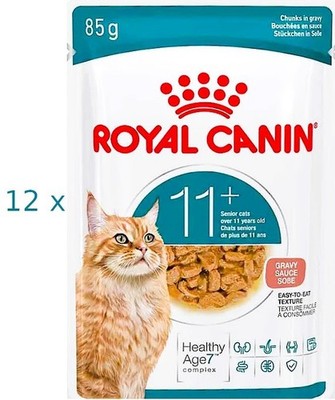 (  24,99/kg) Royal Canin Ageing 11+ Soße Senior Cats Age7 Katzenfutter 12 x 85 g