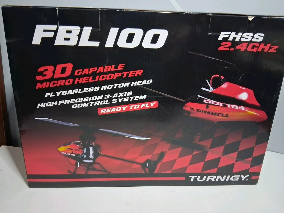 Turnigy FBL100 3D Micro Helicopter RC Great Condition Never Used - Image 2 of 4