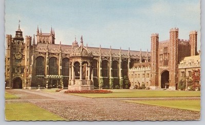 Vintage Postcard The Great Court Trinity College Cambridge 1964
