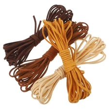  4 Rolls Korean Fleece Necklace Rope String for Jewelry Making Cord Necklaces