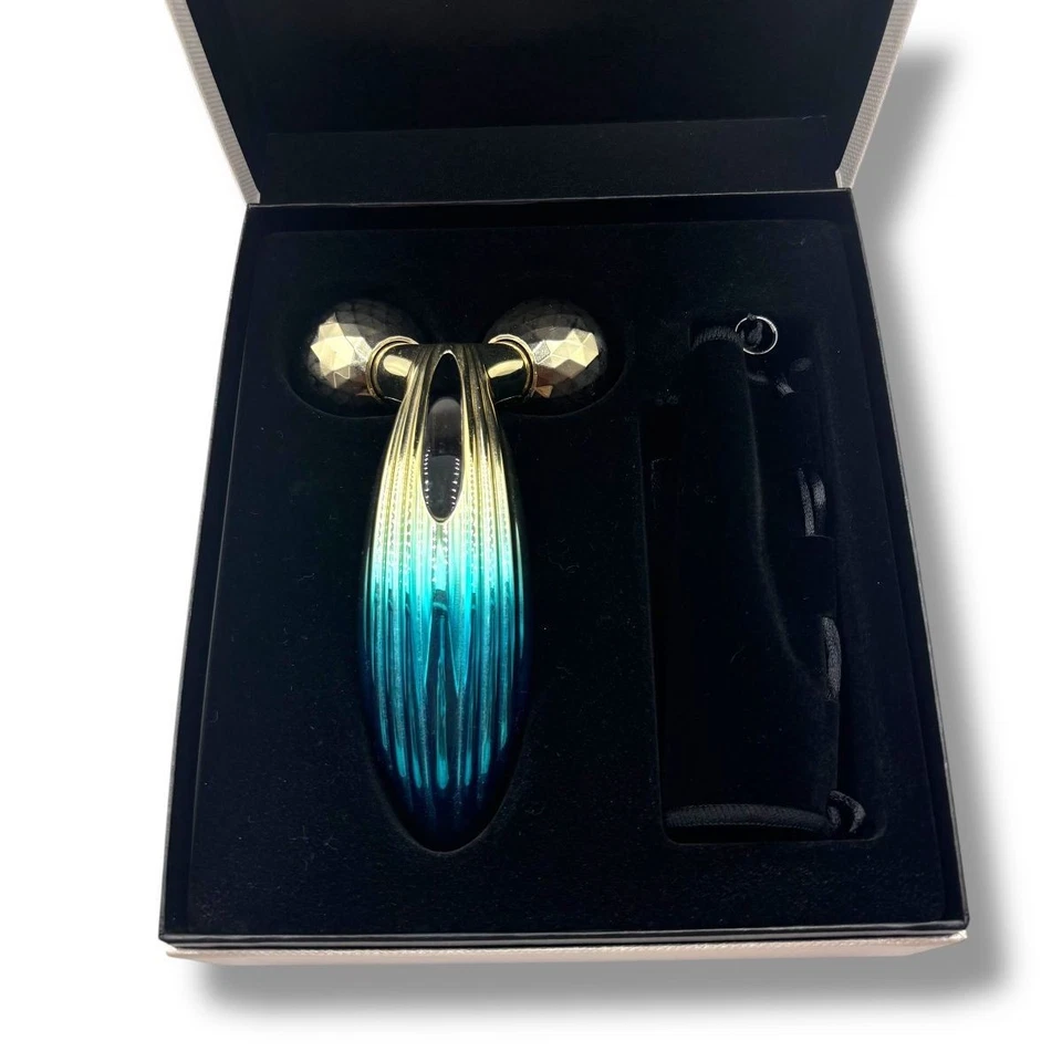 MTG ReFa CARAT RAY RF-PC2019B-SP Gradient Color Beauty Face Roller Handy Device - Image 2 of 4