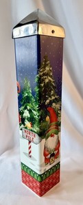 Studio M 22" Art Pole North Pole Gnome Garden Yard Decor Suzanne Nicole Winter
