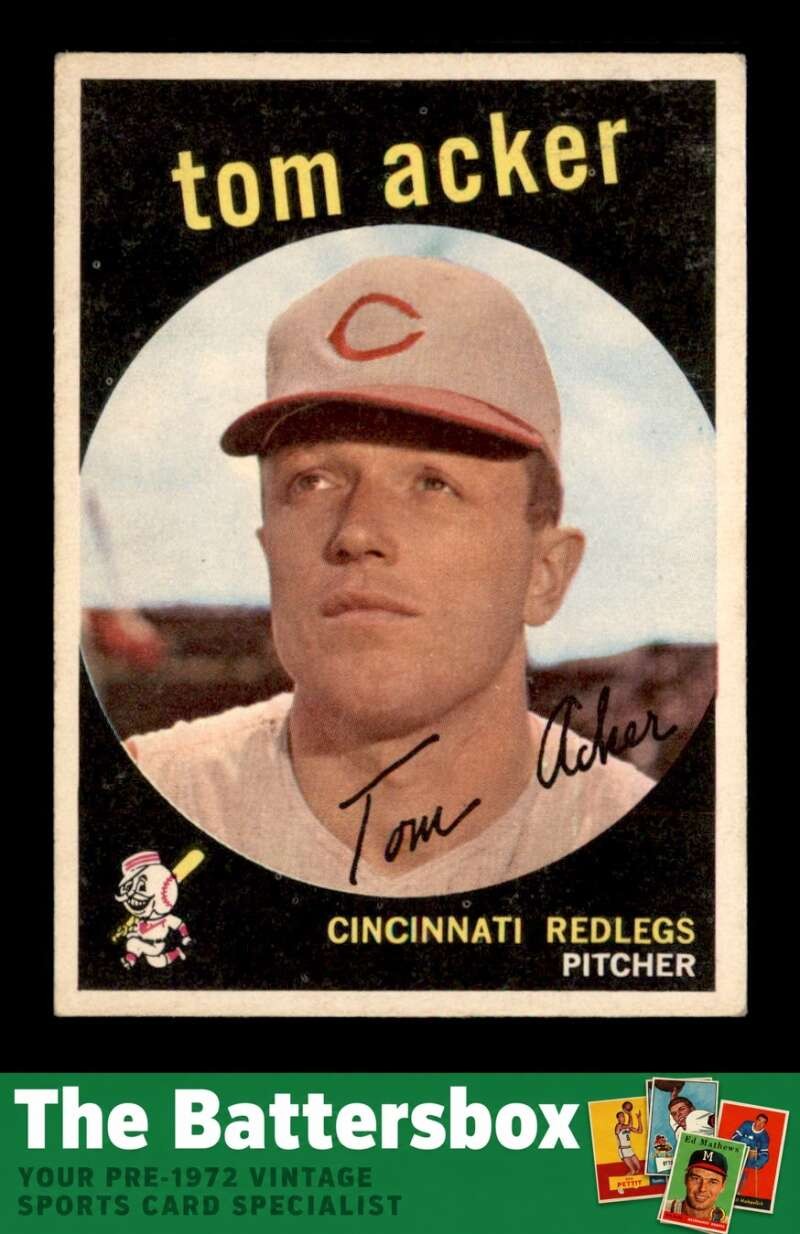 1959 Topps #201 Tom Acker   VG/VGEX X3805143