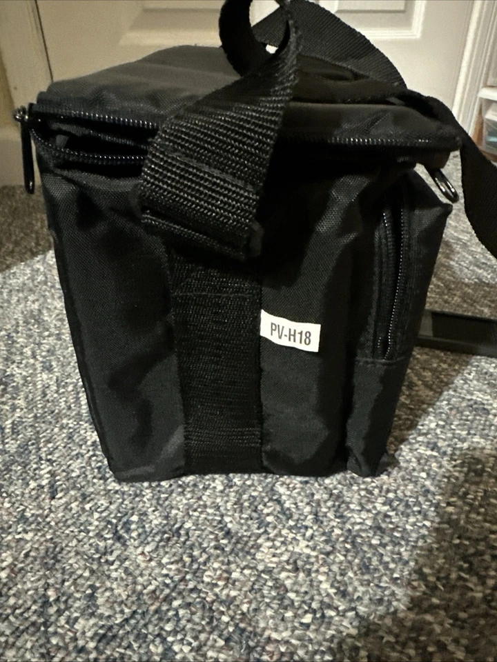 Bolso de hombro vintage para cámara/videocámara Panasonic - negro/azul Foto 4 de 4