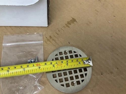 Jones Stephens  3-1/2″ Nickel Bronze Round Strainer - Picture 3 of 3