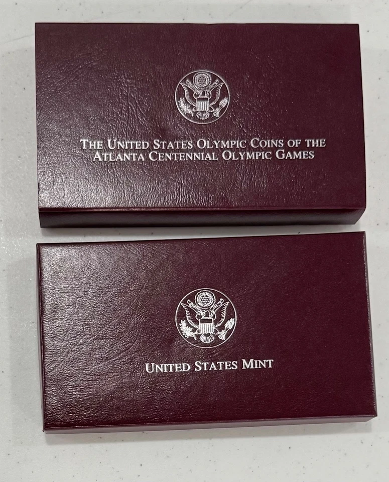 VINTAGE 1996 US OLYMPIC COINS - THE ATLANTA CENTENNIAL GAMES SILVER DOLLAR - Image 2 of 4