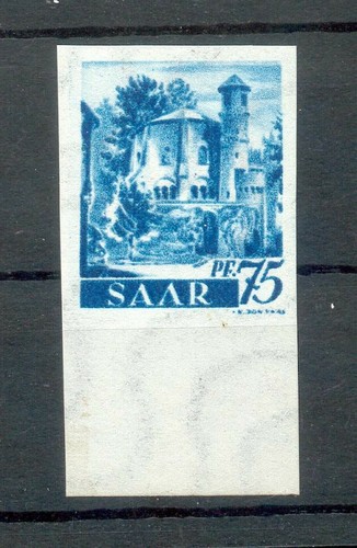 Saar 222XU PERFORATED** MNH MINT (Z3254