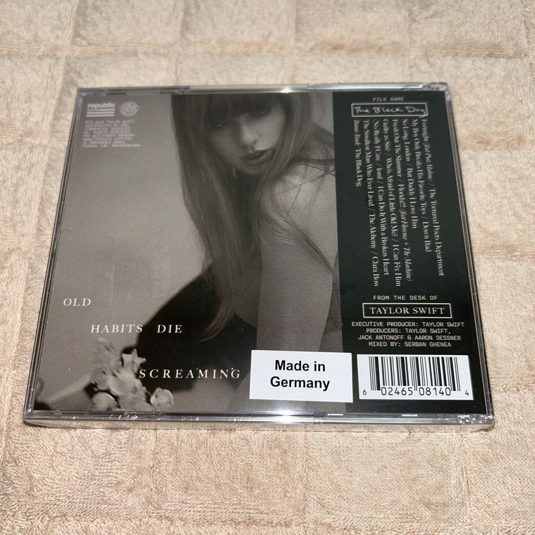 Taylor Swift デラックス盤CD TTPD 4種類 コンプリートセット Taylor Swift CD TTPD 4種類 コンプリートセット