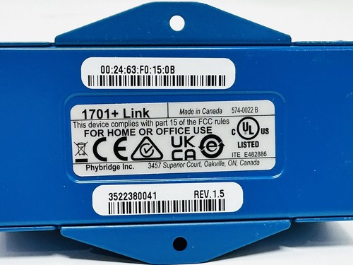 NVT Phybridge NV-EC1701PLS KIT 1701+ Extender Kit PoE+ over Coax -BSE/-LK EoC - Picture 12 of 15