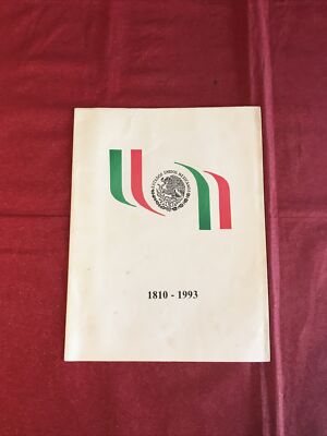 Vintage 1993 Fiestas Patrias Mexicanas Fresno City Hall Event Pamphlet