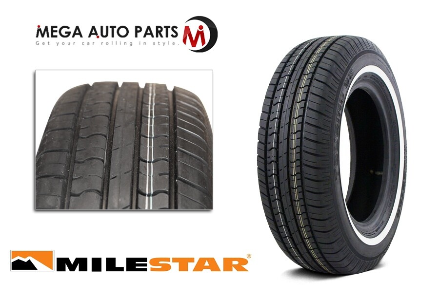 1 Milestar MS775 Touring SLE P235/75R15 105S SL WSW WHITE WALL AllSeason Tires eBay