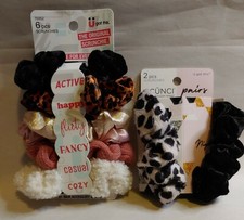 Scunci, The Original Scrunchie, 6 Pieces plus bonus 2 pcs scrunci pairs