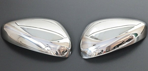 Set Edelstahl Spiegel Zierkappen Kappen Chrom FüR Opel Crossland X | Peugeot RCZ-image