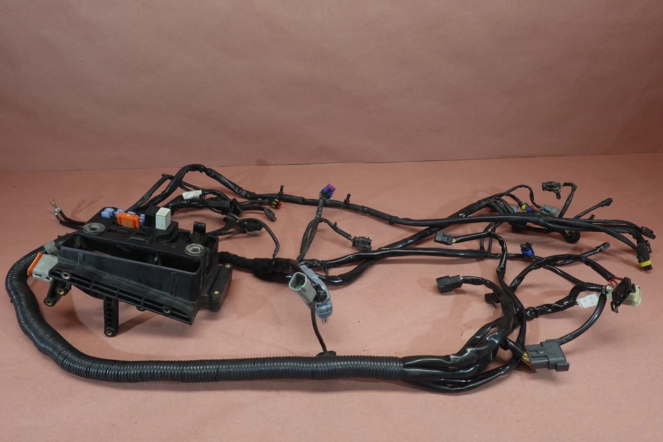 Harley Davidson Dyna FXDSE 2007-2011 arnés de cable principal telar de cableado Foto 2 de 4