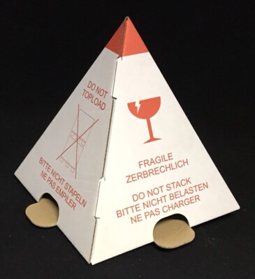 100x Palettenhütchen / Stapelschutzpyramide für Ladungssicherung Palette