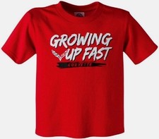 YOUTH/BOYS/KIDS CORVETTE C7 T-SHIRT RED GROWING UP FAST CORVETTE XS-L FS NEW