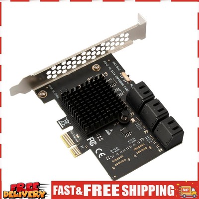 PCI Express 1X zu SATA3.0 6 Port Riser PCI-E X1/X4/X8/X16 PCI-E Extender SN9F