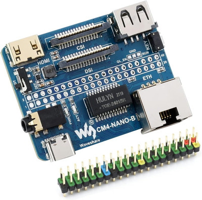 Nano Base Board (B) for Raspberry Pi Compute Module 4, Same Size as CM4, with St