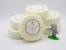 BVLGARI Au The Blanc (White Tea) Soap Bar, Pack of 6 - 6x2.6oz (6x75gr)