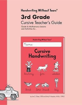 Handwriting Without Tears Double Line Teachers Cursive Guide, Grade 3