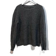 A.P.C. Chunky Cable Knit Wool Cashmere Fisherman Sweater XL