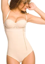 Ann Chery BEIGE Fiorella Body Shaper, US Medium