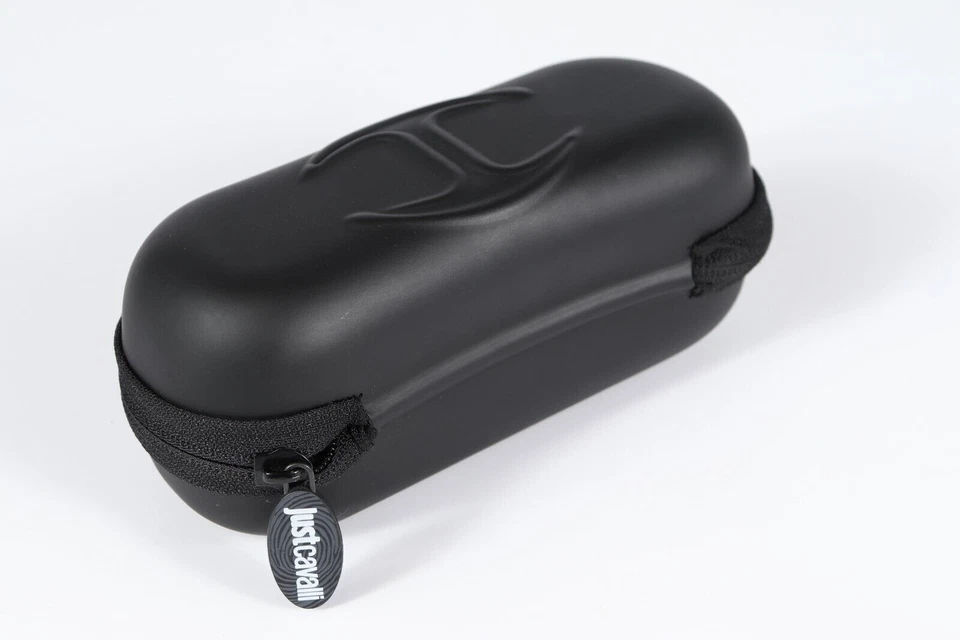 New JUST CAVALLI by Roberto Cavalli Sunglasses Glasses Hard Case with Cloth - Imagem 4 de 4