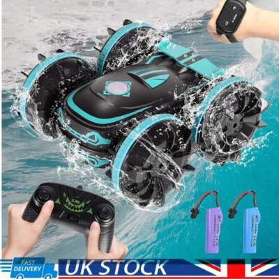 RC Cars Amphibious Remote Control Stunt Vehicle Dual Control 2.4GHZ For Kids Toy