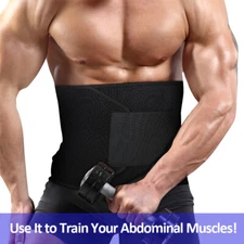 Waist Trimmer Belt Sweating Wrap Tummy Stomach Weight Loss Fat Burner Slimming