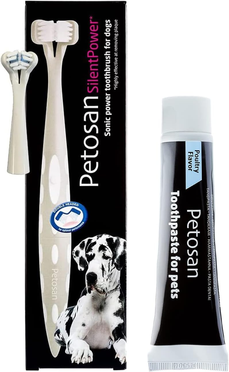 Petosan Silent Power Sonic Electric Toothbrush for Dogs eBay