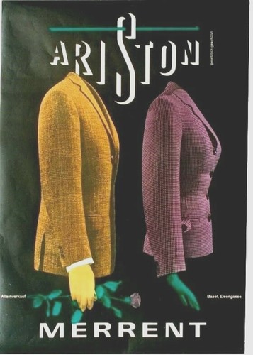 Original vintage poster MERRENT ARISTON FASHION c.1950