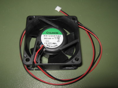 Axial-Lüfter Sunon KD1206PTS3 60x60x25mm 12V 1,1W - 25dBA - 28,88m³/h Gleitlager