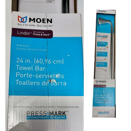 Moen Lindor 24" Handtuchhalter Chrom MY8724CH KOSTENLOSER VERSAND