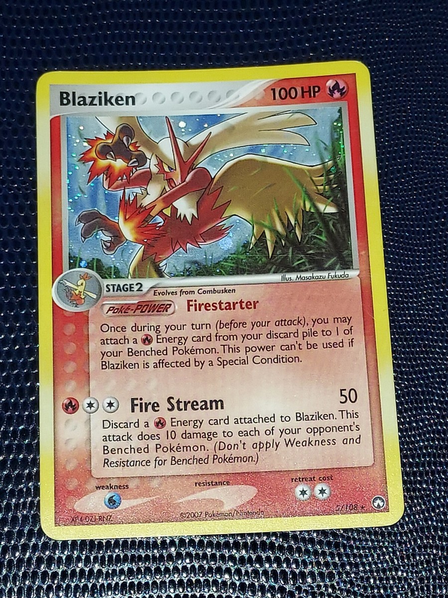 Pokemon Blaziken 5/108 EX Power Keepers Holo | eBay