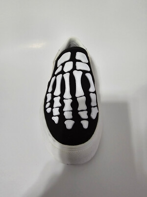 Amiri Skeleton Black White Low Slip-on Shoes Sneakers Size 