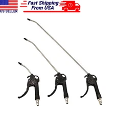 3Pcs Air Blow Gun with Rubber Tip Blower Air Duster Garage Cleaning