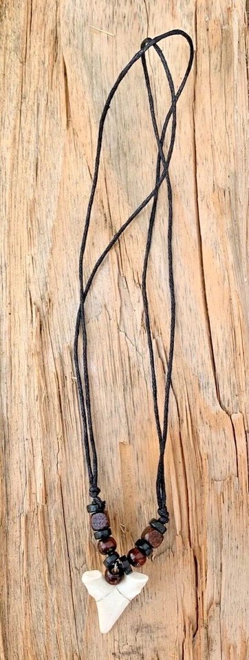 Haizahn Kette Surfer Shark Zahn Mako Hai HAIFISCHZAHN Schmuck Mann Typ K22.2  - Bild 4 von 4