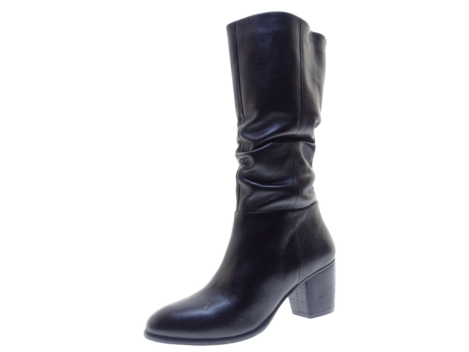 Ботинки SPM Damen Schuhe Stiefel Stiefeletten Schwarz Leder Gr 40