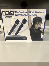 Naxa Nam-984 Dual Handheld Wireless Microphone Starter Kit With Wireless Fm