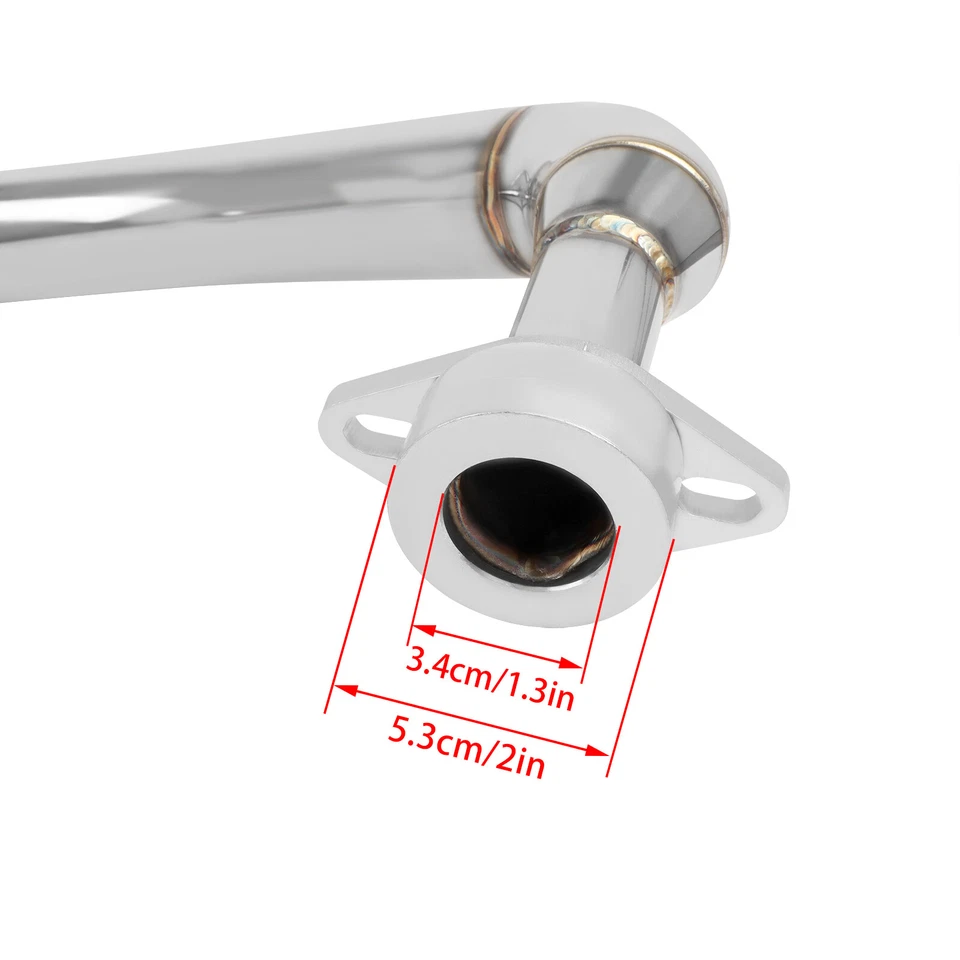 Silenciador silenciador tubos de escape pulido para Yamaha Virago 1100 750 XV750 XV1100 Foto 3 de 4