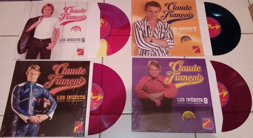 CLAUDE FRANCOIS LES 10 VINYLES COULEURS 25 CM LES INEDITS EN EDITION LIMITEE - Afbeelding 4 van 7