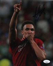 Liverpool Trent Alexander Arnold Autographed Signed 8x10 Photo JSA COA #2