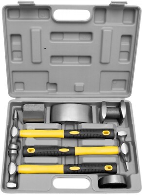 7-teiliges Karosserie-Reparatur-Werkzeugset hochwertiger Kohlenstoffstahl, wärmebehandelt