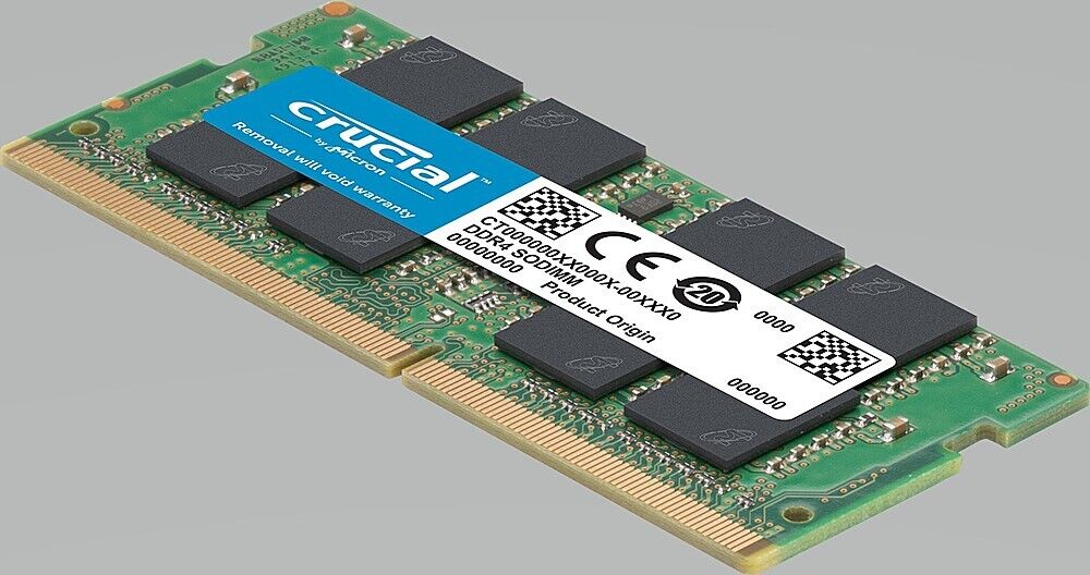 Crucial 32GB (2x16GB) 3200MHz 260-pin SODIMM DDR4 RAM Memory Kit