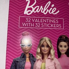 32 Hallmark Valentine  s Day Kid My Barbie Ken You Stickers Cards Heart Friends
